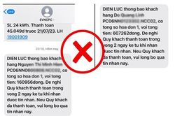 Xuất hiện tin nhắn giả mạo 'đề nghị thanh toán tiền điện'