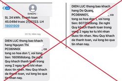 Xuất hiện tin nhắn giả mạo Tổng công ty Điện lực miền Trung (EVNCPC)