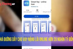 Phá đường dây cho vay nặng lãi online hơn 20 nghìn tỷ đồng