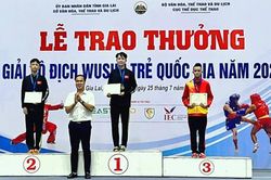 Vận động viên Lạng Sơn đoạt 10 huy chương tại giải vô địch Wushu trẻ quốc gia năm 2023