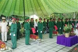 Tây Ninh truy điệu, an táng 86 hài cốt liệt sĩ