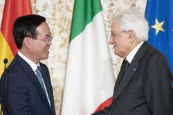 Hội đàm cùng Chủ tịch nước Võ Văn Thưởng, Tổng thống Italia báo tin vui