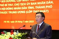 Bồi dưỡng, cập nhật kiến thức đối với lãnh đạo tỉnh, thành phố trực thuộc Trung ương