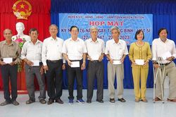 Huyện Tri Tôn họp mặt kỷ niệm 76 năm Ngày Thương binh - Liệt sĩ
