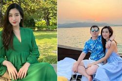 Hoa hậu Đỗ Mỹ Linh và Chủ tịch CLB Hà Nội đón con gái đầu lòng