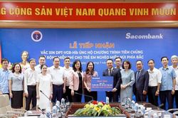 Tiếp nhận 185.700 liều vắc xin 5 trong 1 từ viện trợ của WHO, UNICEF