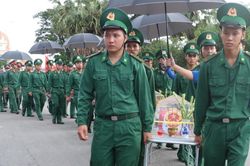Long An truy điệu, an táng 122 hài cốt liệt sĩ