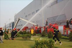 Quảng Ninh: Thực tập phòng cháy, chữa cháy quy mô cấp tỉnh