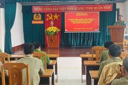 Chư Sê: 142 Công an viên, bảo vệ dân phố bồi dưỡng nghiệp vụ, công cụ hỗ trợ