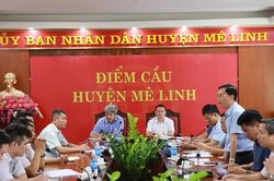 Mê Linh: Bàn giao đợt 1 gần 82% diện tích thi công đường Vành đai 4