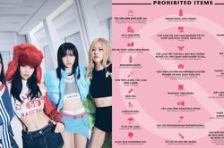 Những món đồ bị cấm mang vào concert Blackpink tại Hà Nội mà fan cần biết