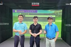 Lò Anh Văn dẫn đầu vòng loại giải golf Golfzon Vietnam Championship 2023
