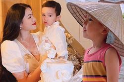 Quý tử nhà Phạm Hương nói tiếng Anh như gió, chuẩn 'soái ca nhí'