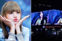 Lần đầu công bố hình ảnh màn hình LED của Lisa BLACKPINK giữa trung tâm TPHCM