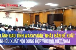Lãnh đạo tỉnh Wakayama, Nhật Bản đề xuất nhiều xuất nội dung hợp tác với Việt Nam