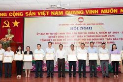 Phát huy vai trò Mặt trận Tổ quốc xây dựng khối đại đoàn kết toàn dân tộc