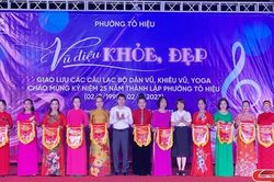 Phường Tô Hiệu tổ chức giao lưu các câu lạc bộ dân vũ, khiêu vũ, Yoga