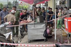 Một phụ nữ bán thịt heo bị người đàn ông bán cháo lòng đâm tử vong