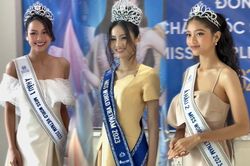 Khoảnh khắc hiếm hoi nhan sắc Hoa hậu Ý Nhi bị 'át vía' bởi Đào Hiền, Minh Kiên