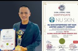 Nu Skin Việt Nam đạt Top 20 thương hiệu xuất sắc toàn cầu 2023