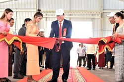 Cao su Chư Pah khánh thành nhà máy chế biến mủ 6.000 tấn/năm tại Campuchia