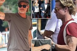 Sưu tập hình xăm ấn tượng của Brad Pitt, từ ngày sinh của Angelina Jolie tới bóng của người đàn ông bí ẩn...