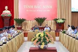 Thủ tướng Phạm Minh Chính làm việc với Tỉnh ủy Bắc Ninh
