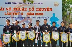 Bế mạc giải võ thuật cổ truyền lần thứ II năm 2023