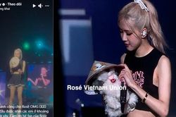 Concert BLACKPINK ngày 2: Emily là người 'chắp cánh' nón lá Hank đến tay Rosé