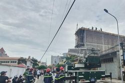 Hải Phòng: 3 thợ xây bị điện giật, 1 người tử vong