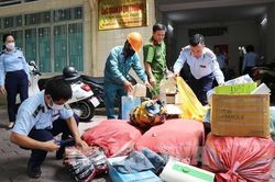 Quảng Ngãi tiêu hủy sản phẩm giả, hàng buôn lậu