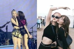 Nụ hôn má của Lisa dành cho Rosé ở Việt Nam bất ngờ hot trên mạng xã hội xứ Trung