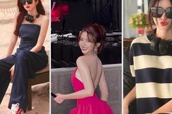 Mê mẩn gu thời trang đời thường sành điệu của em gái Tuấn Tú 'Món quà của cha'