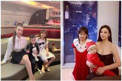 Con gái Huyền Baby diện trang phục chất chơi, hưởng nhan sắc từ mẹ