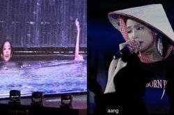 Jennie lưu luyến fan Việt, biểu cảm lúc rời sân khấu 'gây bão'