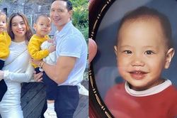 Đến thăm bố mẹ chồng, Hồ Ngọc Hà hé mở ảnh ấu thơ Kim Lý, khán giả gọi tên bé Leon