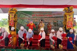 Bến Tre khởi công xây dựng hạ tầng Khu công nghiệp Phú Thuận