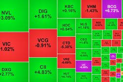 Cổ phiếu ngân hàng giúp VN-Index xanh trở lại, VIX tăng 50% sau 1 tháng