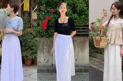 Không phải chân váy đen, chân váy trắng mới là xu hướng hè năm nay