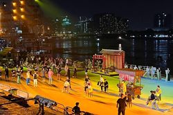 Hé lộ sân khấu chương trình nghệ thuật đặc biệt 'Dòng sông kể chuyện' bên sông Sài Gòn