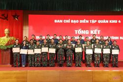 Hà Tĩnh hoàn thành xuất sắc nhiệm vụ diễn tập khu vực phòng thủ tỉnh năm 2023
