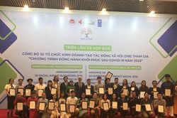 30 doanh nghiệp tạo tác động xã hội nhận hỗ trợ tài chính từ UNDP