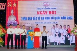 Công ty Cổ phần Dạ Lan tổ chức 'Ngày hội toàn dân bảo vệ an ninh Tổ quốc' năm 2023