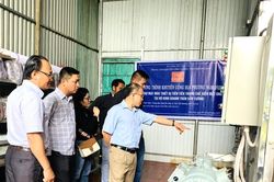 Nghiệm thu đề án hỗ trợ máy móc thiết bị chế biến mật ong