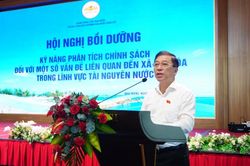 Ban Công tác Đại biểu của Ủy ban Thường vụ Quốc hội: Tổ chức hội nghị Kỹ năng phân tích chính sách đối với một số vấn đề liên quan đến xã hội hóa trong lĩnh vực tài nguyên nước