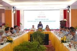 Ủy ban Tư pháp tổ chức Hội nghị về Một số vấn đề lớn sửa đổi Luật Tổ chức Tòa án Nhân dân
