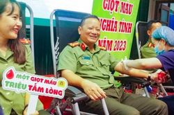 Hơn 3.000 cán bộ, chiến sĩ Công an Hà Nội tham gia hiến máu