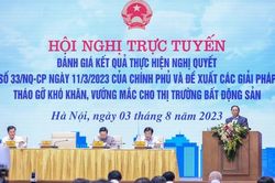 Thủ tướng Phạm Minh Chính: Tháo gỡ vướng mắc, thúc đẩy phát triển thị trường bất động sản