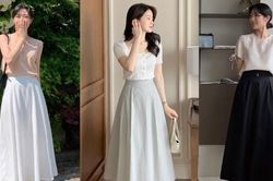 Chân váy chữ A - món thời trang ai mặc cũng đẹp