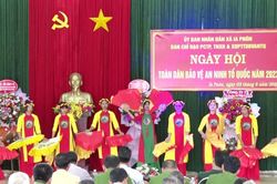 Ngày hội toàn dân bảo vệ an ninh Tổ quốc tại xã Ia Pnôn